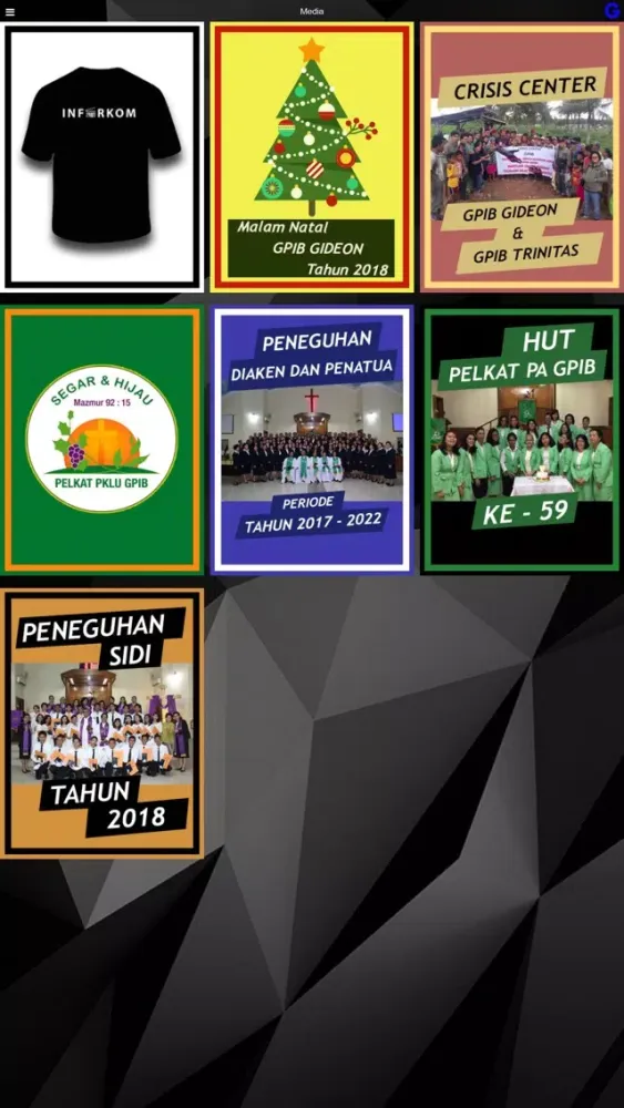 Screenshot di GPIB Gideon Depok