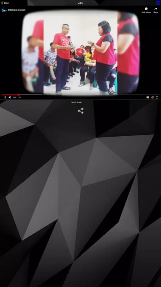 Screenshot di GPIB Gideon Depok