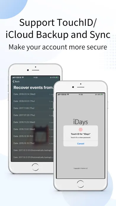 iDays Pro - Elegant Countdown स्क्रीनशॉट