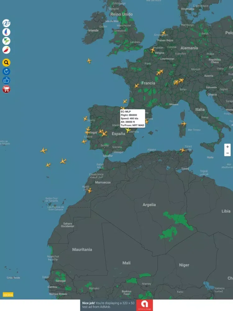 Air DE : Flug tracker iPad  Screenshots