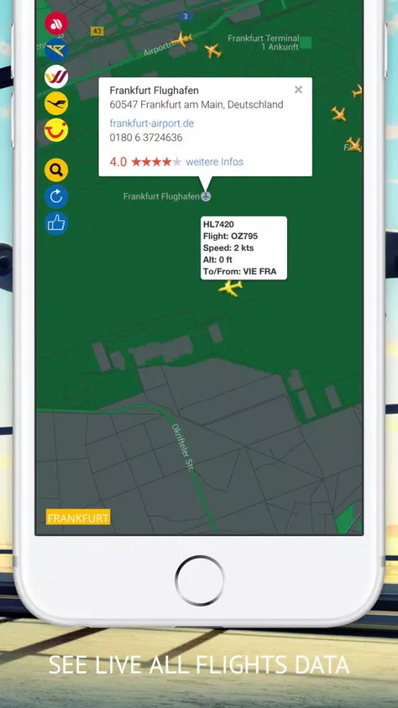 Air DE : Flug tracker Screenshots