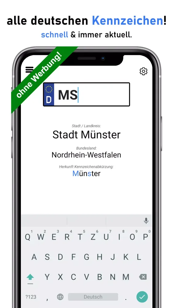 Kennzeichen Deutschland سکرین شاٹس