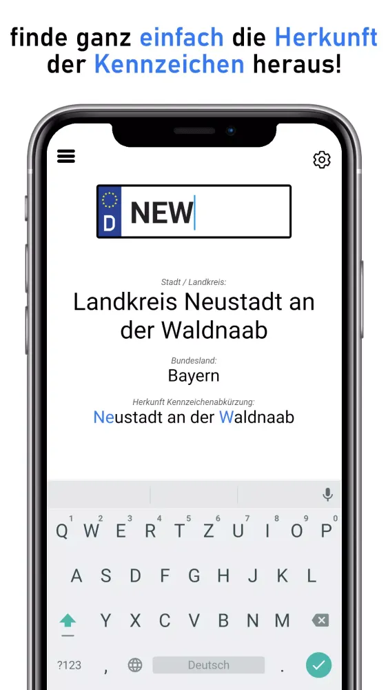 Kennzeichen Deutschland سکرین شاٹس
