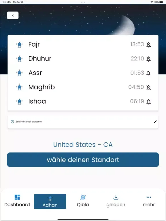 Capturas de pantalla de Pocket Muslim iPad 