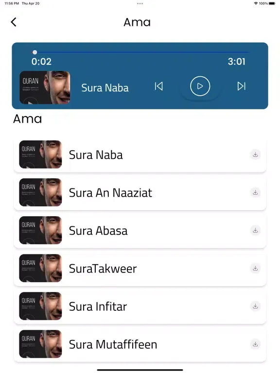 Capturas de pantalla de Pocket Muslim iPad 