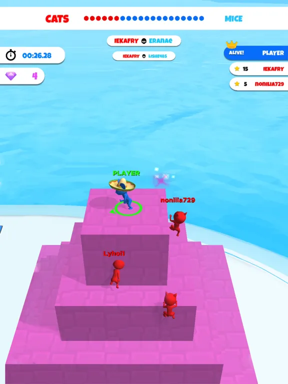 Capturas de tela do Cat and Mouse .io iPad 