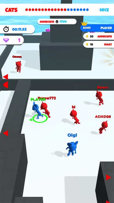 Capturas de tela do Cat and Mouse .io