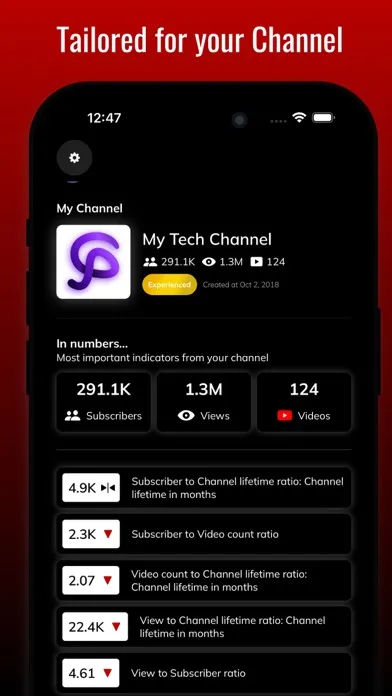 Ảnh chụp màn hình của RankU: for YouTube Creators