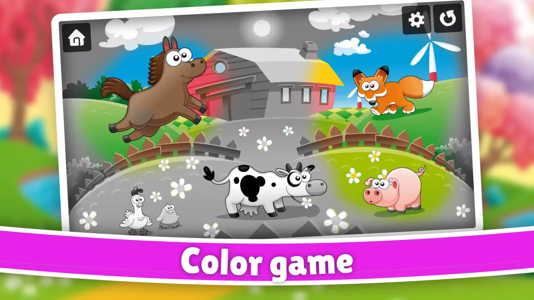 صور Kids Farm Animal Color Scratch
