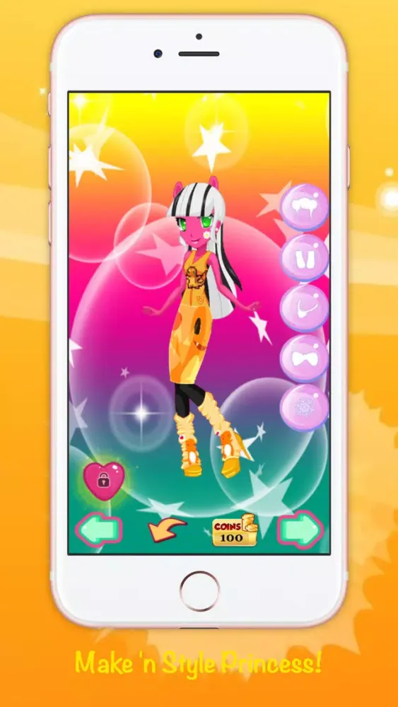 Tangkapan layar Poke Girl Chiffon Dresses Free Game
