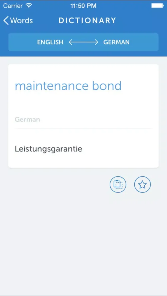 Linguist Finance Terms EN-DE スクリーンショット