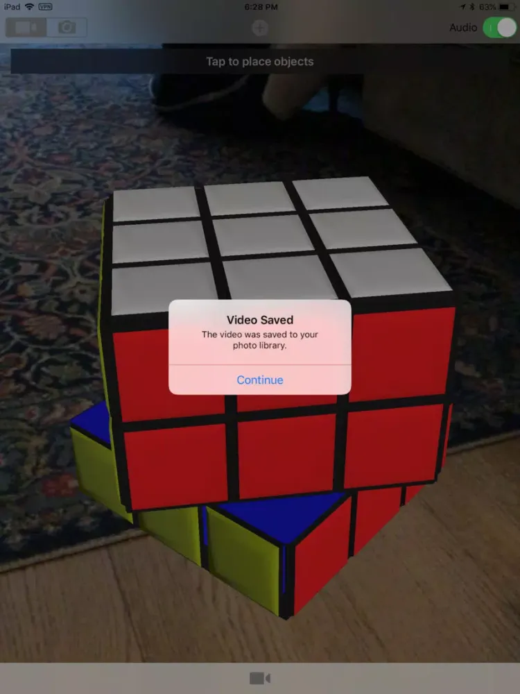 VideoComp AR iPad 应用截图