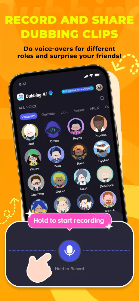 Dubbing AI - AI Voice Changer Ekran Görüntüleri