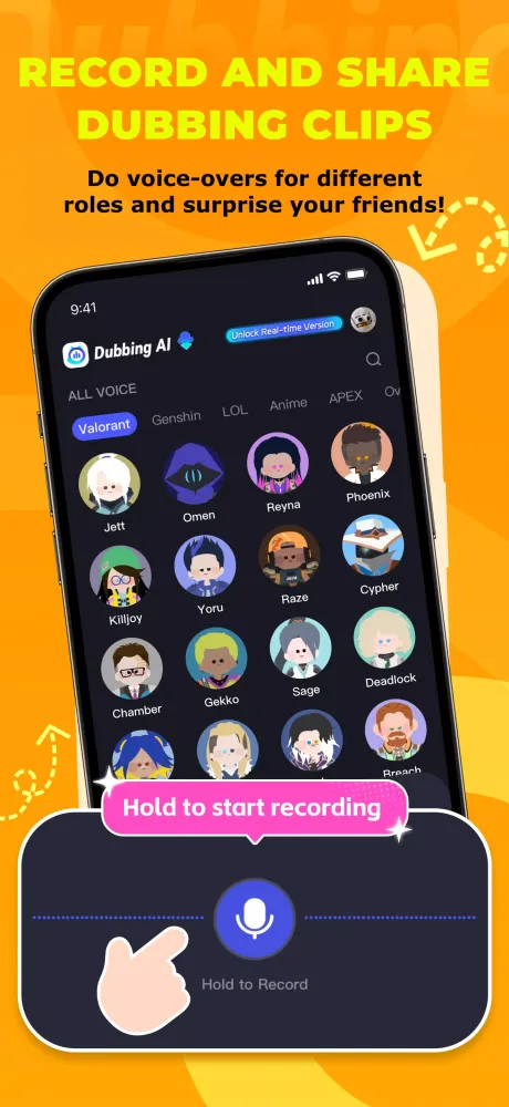 Dubbing AI - AI Voice Changer Ekran Görüntüleri