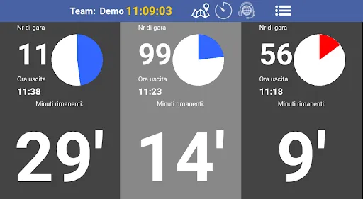 Capturas de tela do TeamMonitor