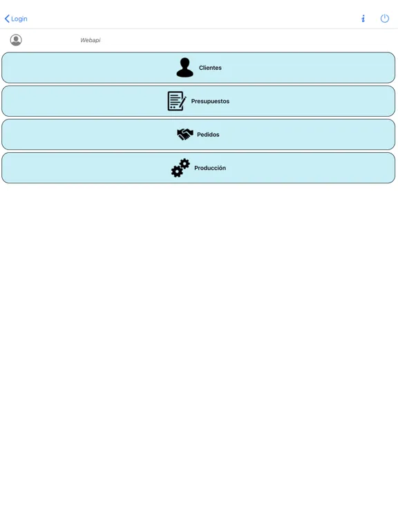 Capturas de pantalla de GesFacil TSP iPad 