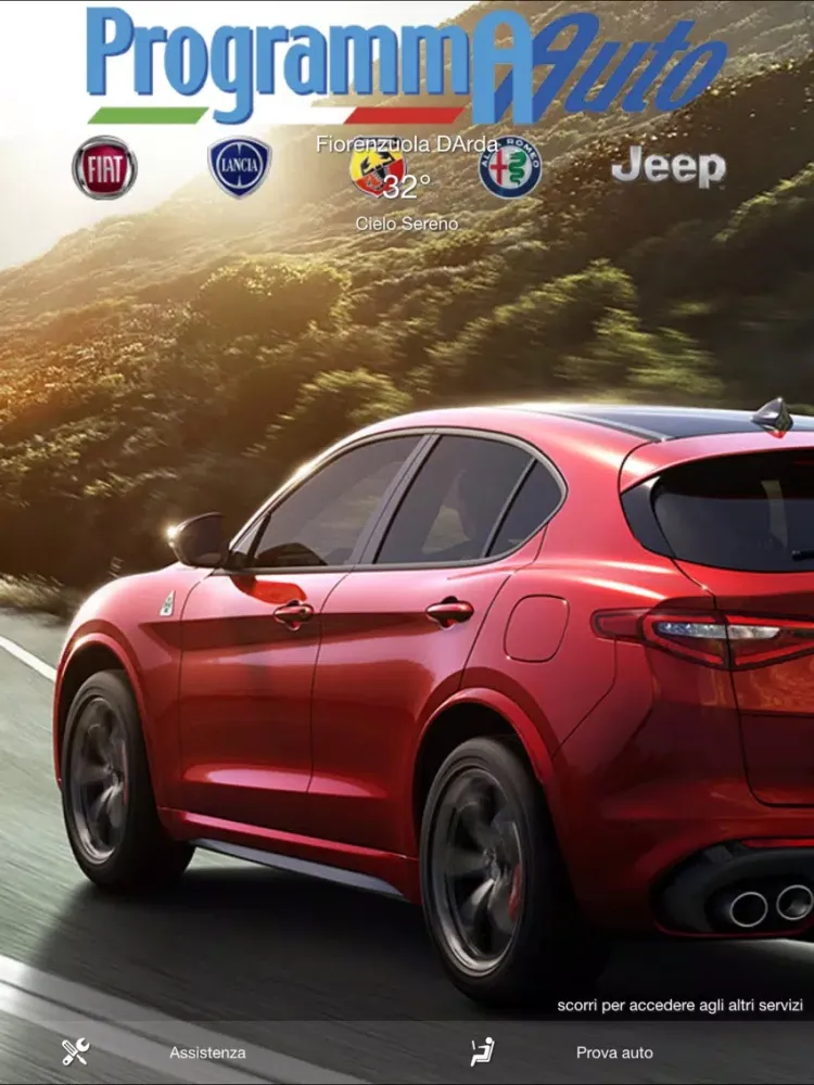 Tangkapan skrin Programma Auto iPad 