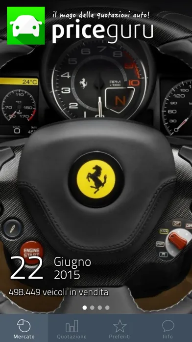 Capturas de tela do PriceGuru - Quotazioni auto