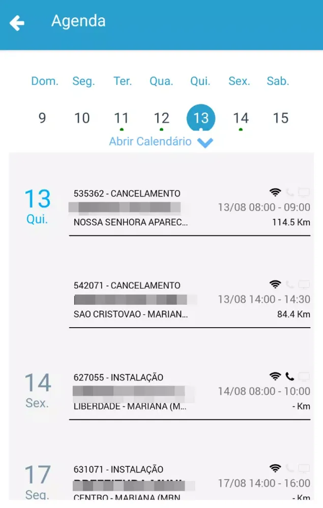 Gestor OS Screenshots