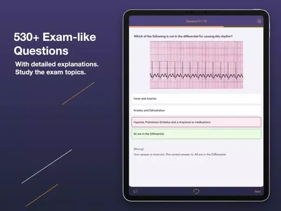 Capturas de tela do ACLS Exam Prep: Canadian iPad 