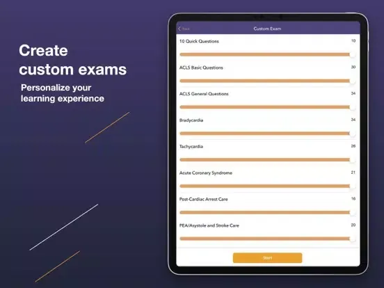 Capturas de tela do ACLS Exam Prep: Canadian iPad 