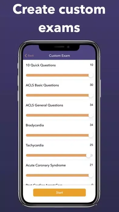 Capturas de tela do ACLS Exam Prep: Canadian