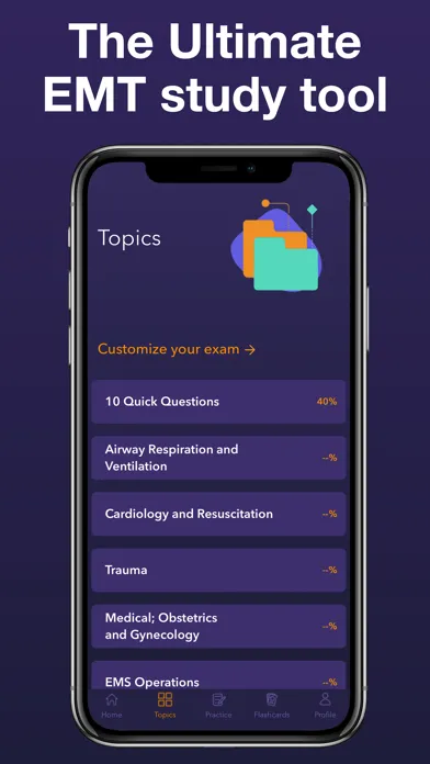 ภาพหน้าจอของ EMT Exam Prep 2024