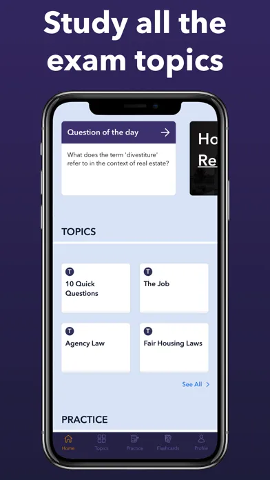 Real Estate Exam Practice 2024 Screenshots