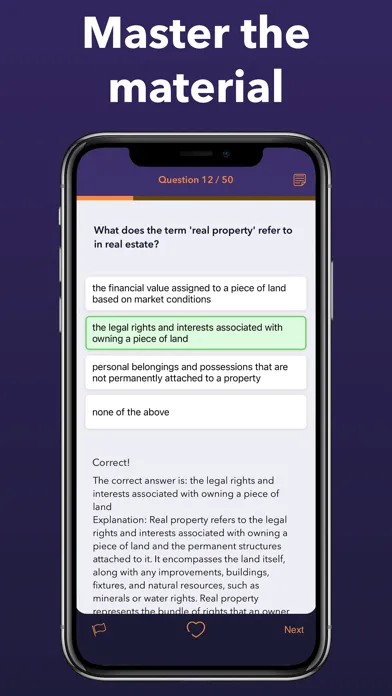 Real Estate Exam Practice 2024 Screenshots
