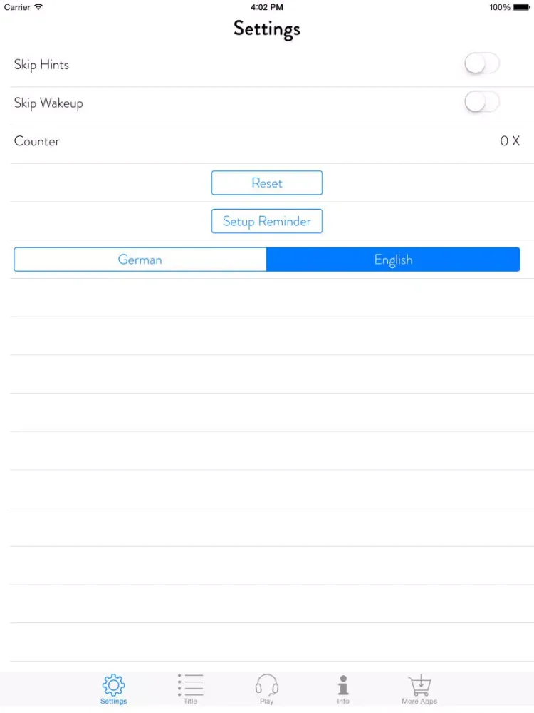 Get Focused! Konzentration steigern mit Hypnose iPad  Screenshots