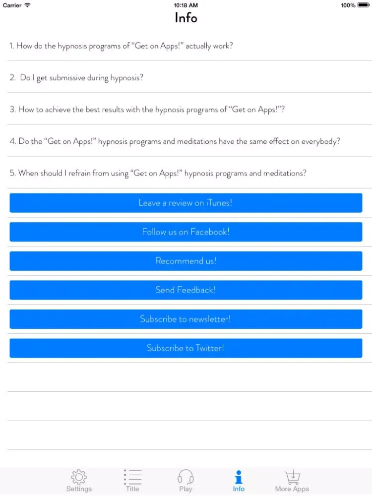Get Money! Become a money magnet by hypnosis iPad  Screenshots