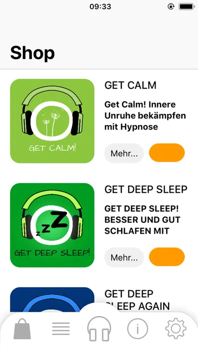 Ảnh chụp màn hình của Get relaxed! Hypnosis