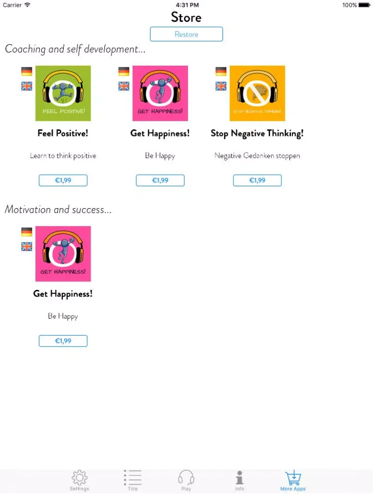 Get Released! Learning to Let Go by Hypnosis iPad  Screenshots