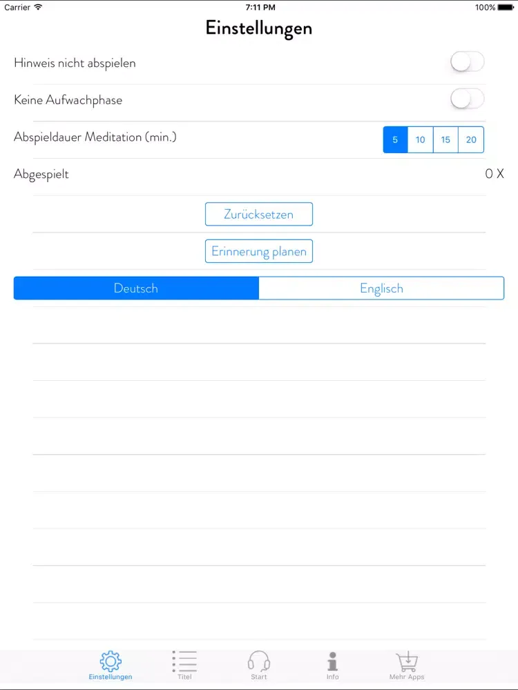Screenshot di Meditation Relax Free! Entspannungsmeditation iPad 