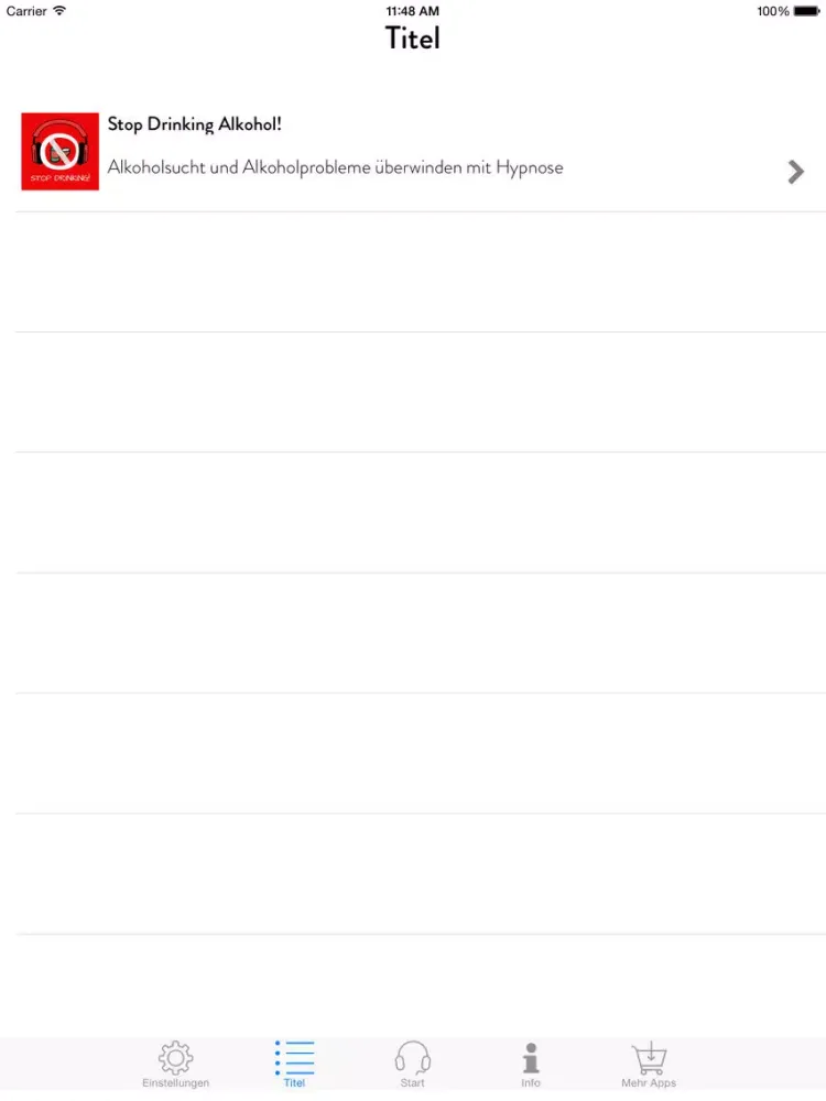 Stop Drinking! Alkoholsucht und Alkoholprobleme überwinden mit Hypnose iPad  سکرین شاٹس