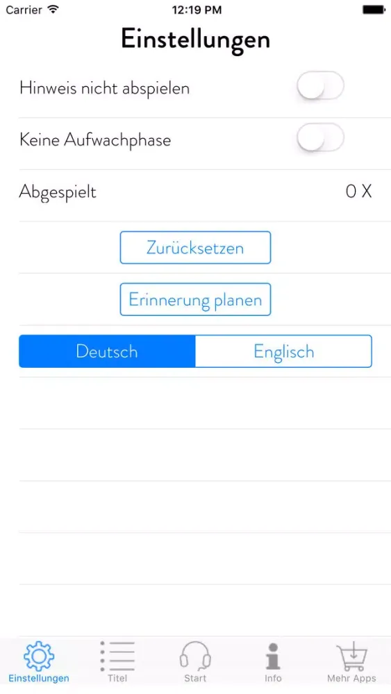 Скриншоты Think Detox! Affirmationen zur Entschleunigung