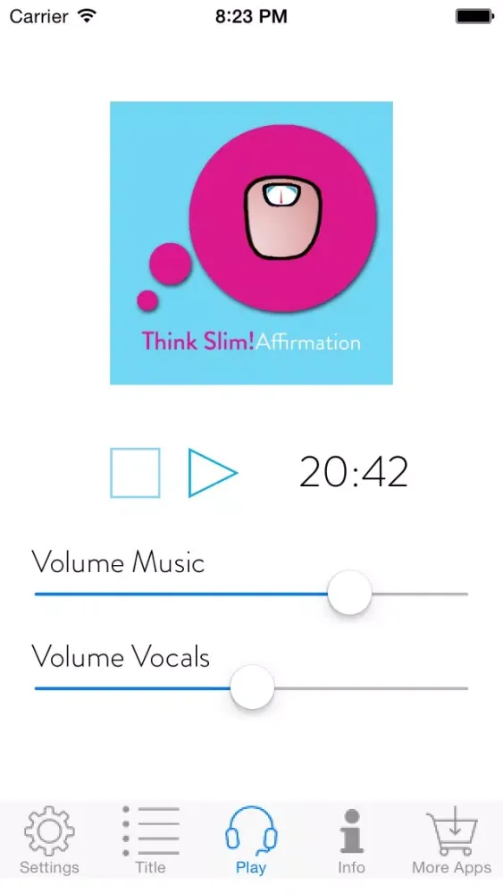 Think Slim! Weight Loss Affirmations Screenshots