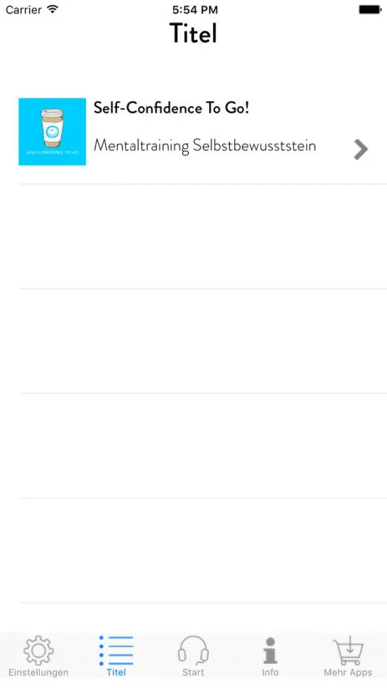 Self-Confidence To Go! Mentaltraining Selbstbewusstsein Screenshots