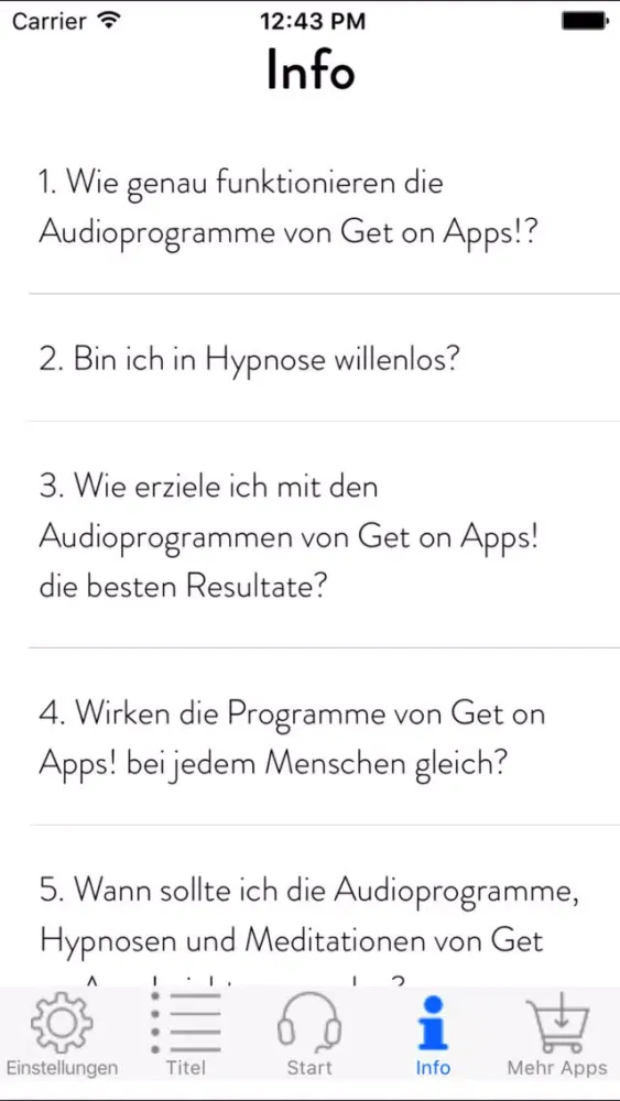 Stop Depression To Go! Mentaltraining Screenshots