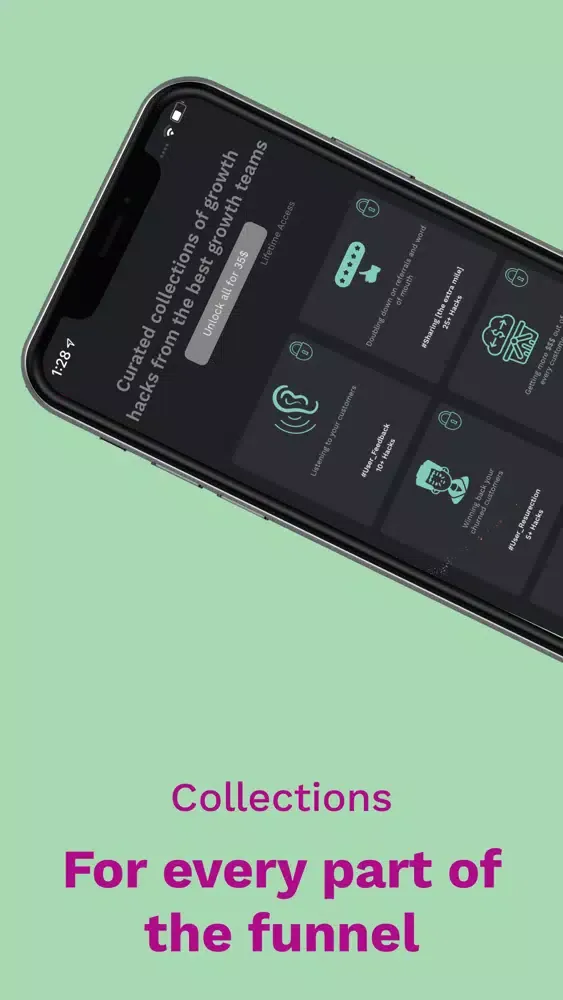 Tangkapan layar Swype: Growth Hack Experiments