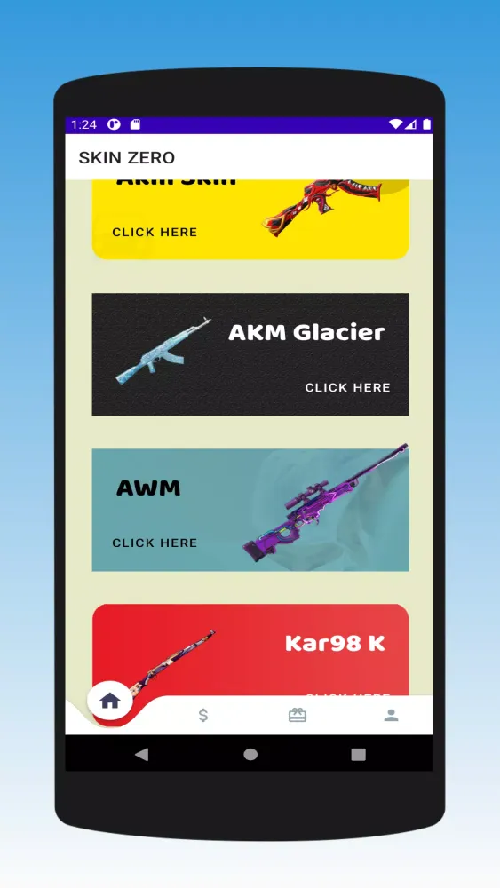 Captures d'écran de Skin Zero - Get PUBG Weapon