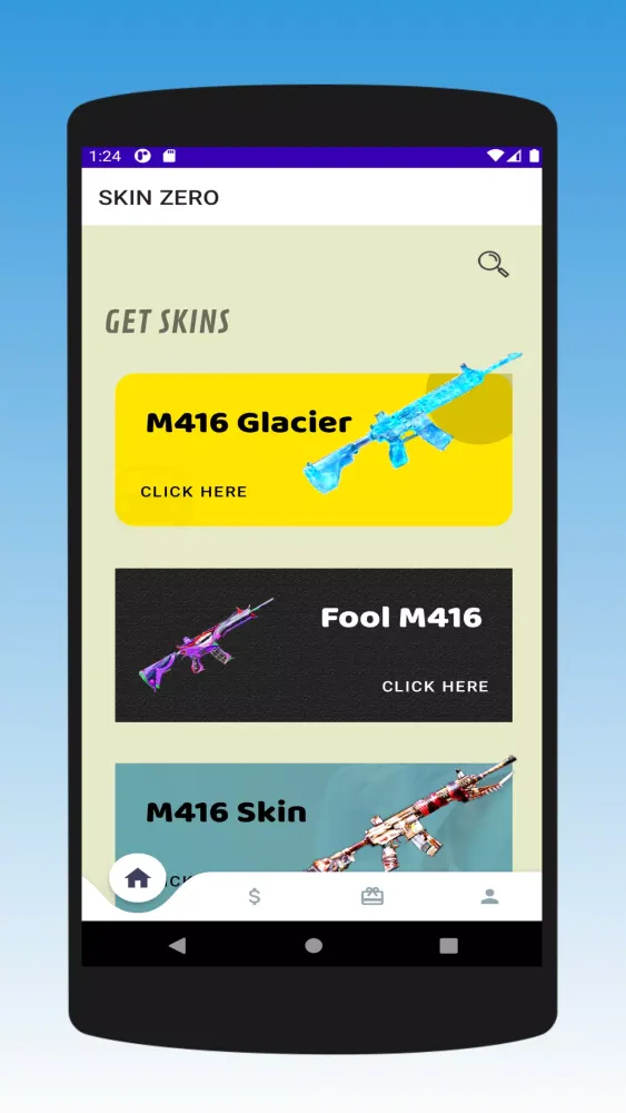 Captures d'écran de Skin Zero - Get PUBG Weapon