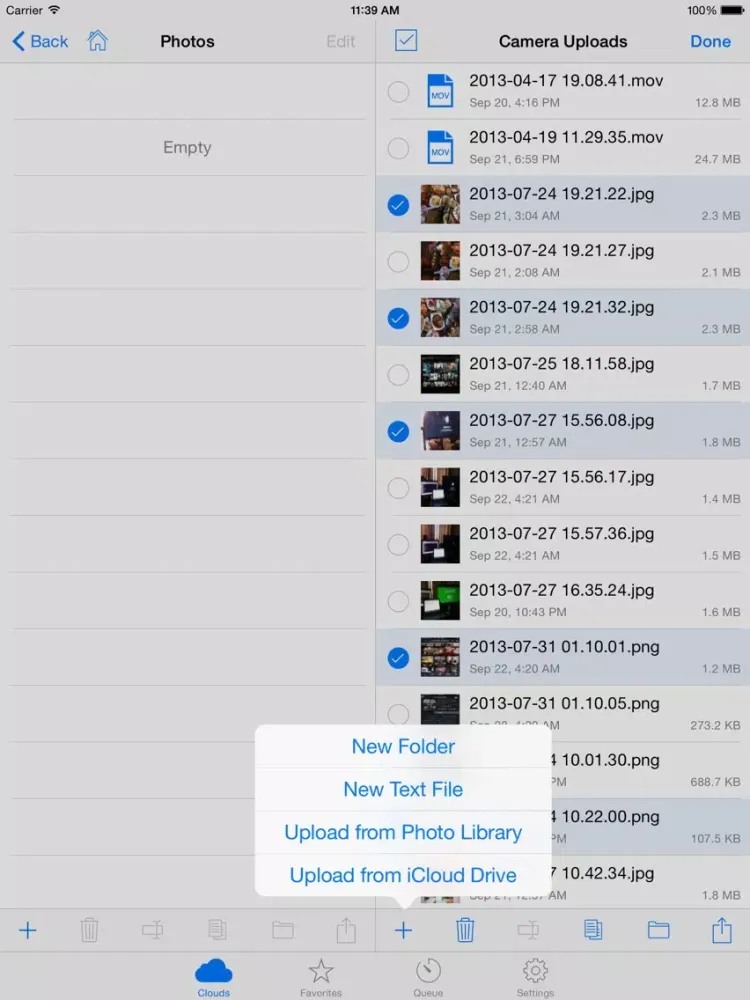 AirFile Pro - Cloud Manager for Dropbox and OneDrive iPad  স্ক্রিনশট