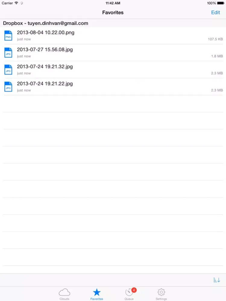 AirFile Pro - Cloud Manager for Dropbox and OneDrive iPad  স্ক্রিনশট