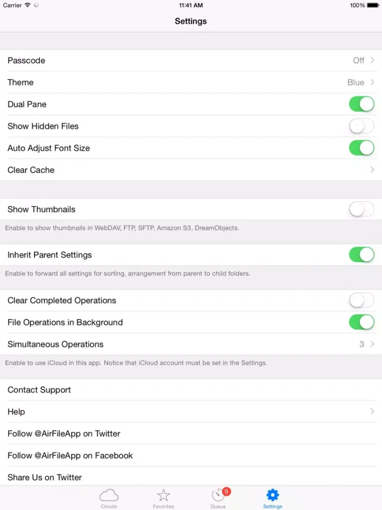 AirFile Pro - Cloud Manager for Dropbox and OneDrive iPad  স্ক্রিনশট