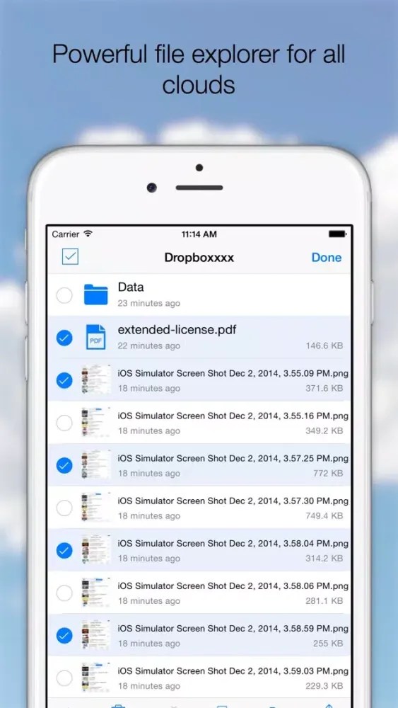 AirFile Pro - Cloud Manager for Dropbox and OneDrive স্ক্রিনশট