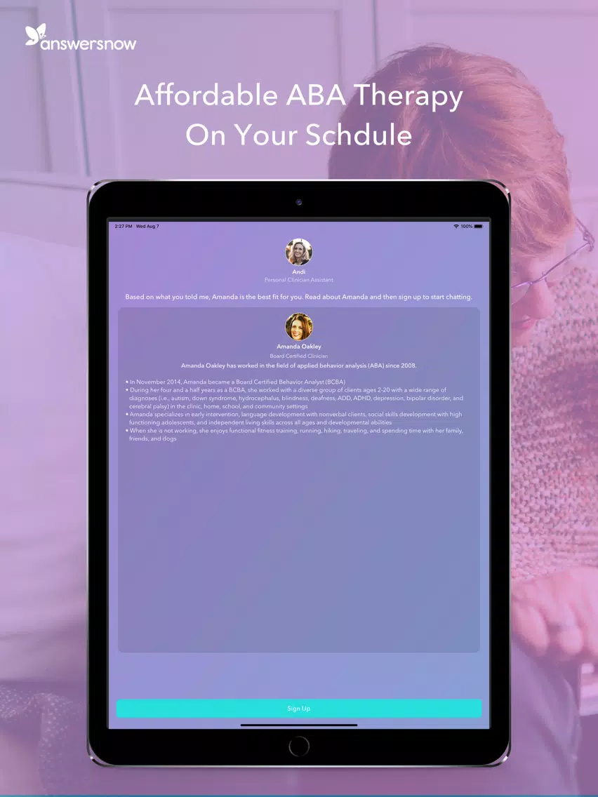 AnswersNow: Autism ABA Therapy iPad  Screenshots