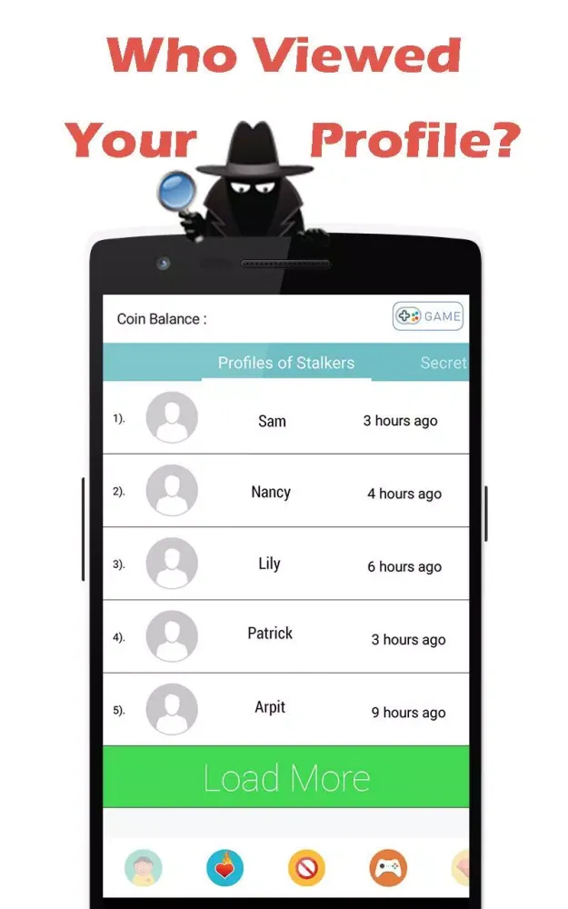 Profile Tracker Screenshots