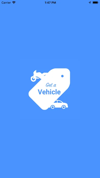 Capturas de tela do Get a Vehicle