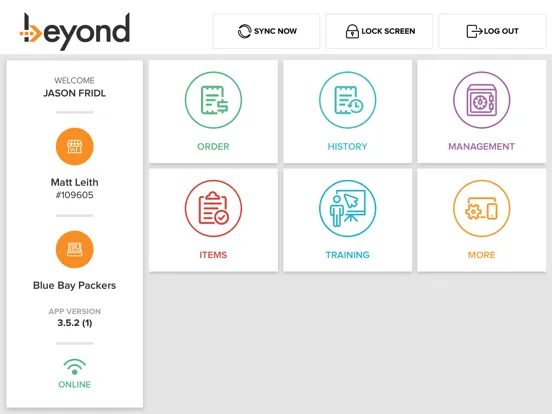 Beyond POS Select iPad  স্ক্রিনশট